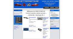 Desktop Screenshot of corvetteparts.de